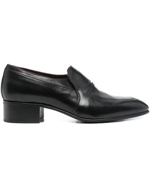 Husbands Mocasines de piel - Negro