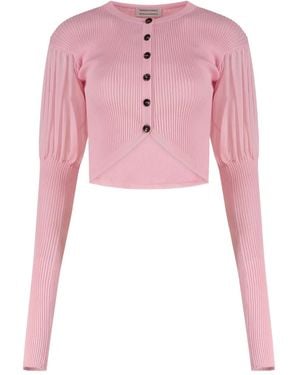 Renaissance Renaissance Gerippter Cardigan - Pink