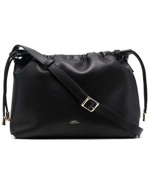 A.P.C. Kleine Ninon Umhängetasche - Schwarz