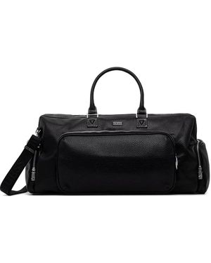 Guess Boston Logo-Lettering Duffle Bag - Black