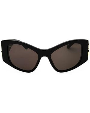 Balenciaga Cat-Eye Sunglasses - Black