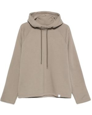 Woc Winner Raglan-Sleeve Drawstring Hoodie - Natural