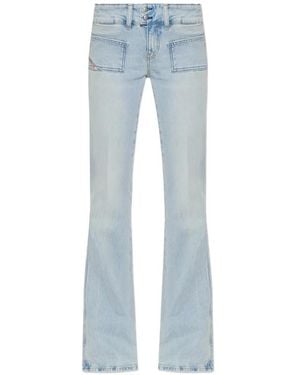 DIESEL D-Hush Patch-Pocket Jeans - Blue