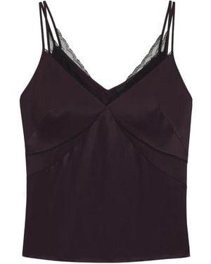 BOSS Lace-Trimmed Tank Top - Black