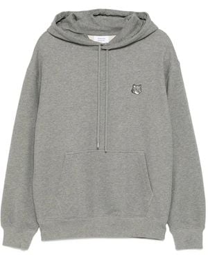 Maison Kitsuné Fox Head Comfort Hoodie - Grey
