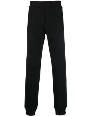 Just Cavalli Logo-Print Cotton Track Trousers - Black