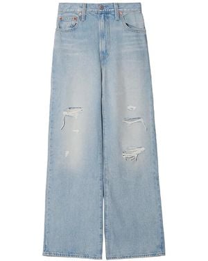 Levi's Ribcage Distressed Jeans - Blue