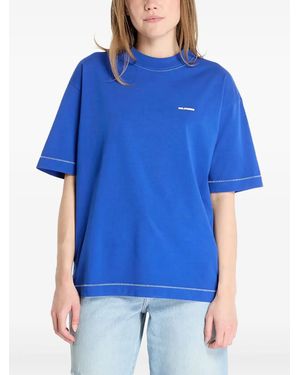 HAL STUDIOS® Contrast-Stitched T-Shirt - Blue