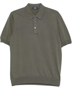 Barba Napoli Short-Sleeve Polo Shirt - Grey