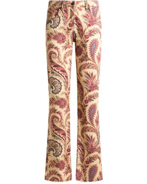 Etro ペイズリー ストレートジーンズ - マルチカラー