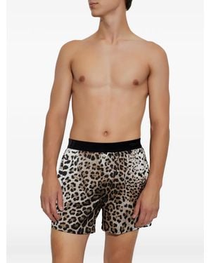 Tom Ford Boxer Con Stampa - Blu