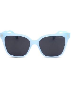 Polaroid Square-Frame Sunglasses - Blue