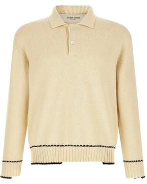 Golden Goose Logo-Print Rindley Jumper - Natural