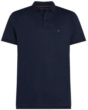 Tommy Hilfiger Textured Polo Shirt - Blue