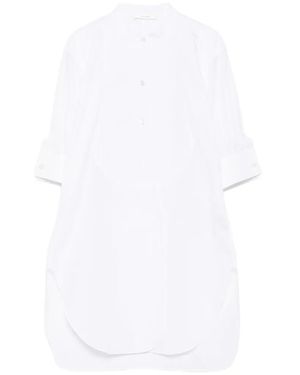 The Row Elaris Bib-Panel Shirt - White