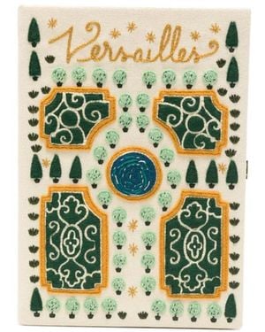 Olympia Le-Tan Versailles Clutch Mit Stickerei - Weiß