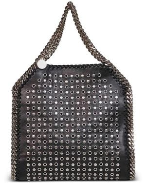 Stella McCartney Sac Porté Épaule Falabella À Ornements De Clous - Black
