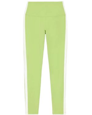 Splits59 Clare Side-Stripe Leggings - Green