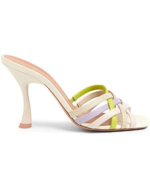 Malone Souliers West 90Mm レザーサンダル - メタリック