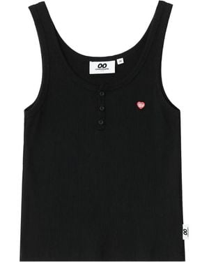 Chocoolate Débardeur À Détails De Boutons Décoratifs - Black