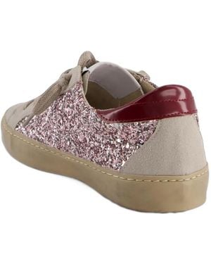 Corina Glittered Retro 3 Trainers - Brown