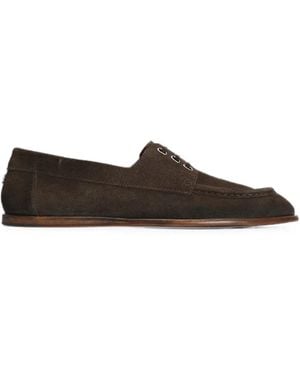 Dolce & Gabbana Derbies En Daim - White