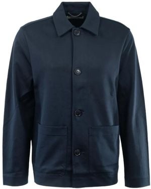 DRYKORN Makona Patch-Pocket Shirt Jacket - Blue