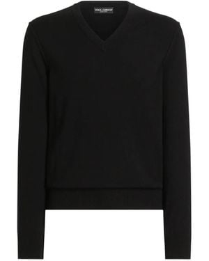 Dolce & Gabbana Pull En Cachemire - Noir