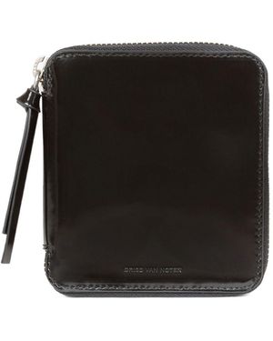 Dries Van Noten Logo-debossed Wallet - ブラック