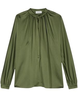 Lanvin Flared Blouse - Green