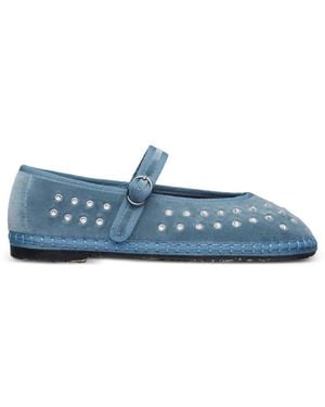 Flabelus Mae Ballet Flats - Blue