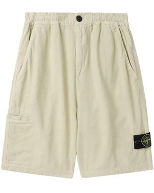 Stone Island Compass-Badge Bermuda Shorts - Natural