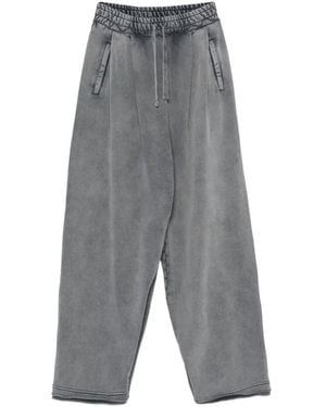 Haikure Faded Drawstring Track Trousers - Grey