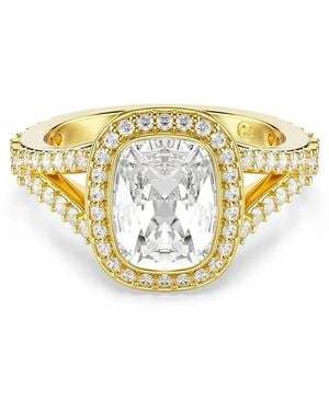 Swarovski Ring Mit Logo-Gravur - Mettallic