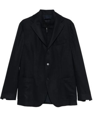 Incotex Three-Button Patch-Pocket Blazer - Black