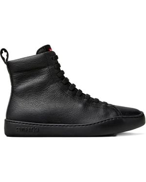 Camper Lace-Up Boots - Black