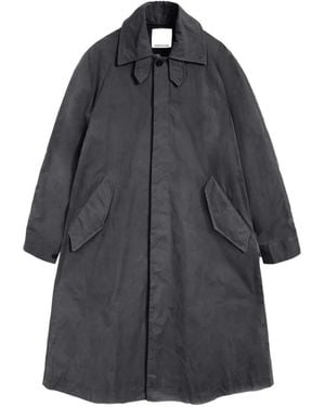 YMC Runner Button Trench Coat - Grey