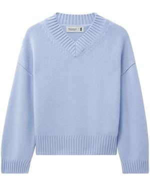 Pringle of Scotland Kaschmirpullover mit V-Ausschnitt - Blau