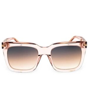 BOSS Rectangle-Frame Sunglasses - Pink