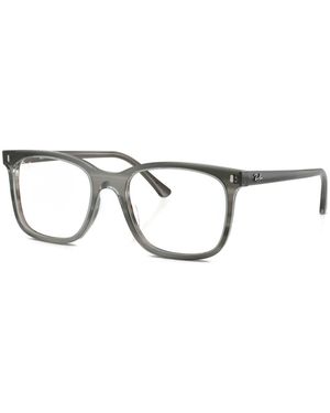 Ray-Ban Square-Frame Glasses - Gray