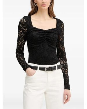 Guess Lace Blouse - Black