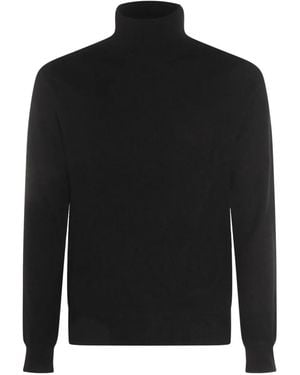 Malo Turtleneck Jumper - Black