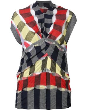 Junya Watanabe Strap Wrap Sleeveless Top - Red