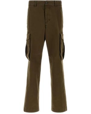DSquared² Stretch-Cotton Trousers - Green