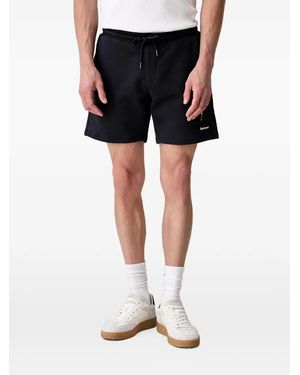 Barbour Short À Logo Imprimé - Black