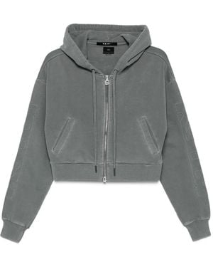 Ksubi Sudadera con logo y cremallera - Gris
