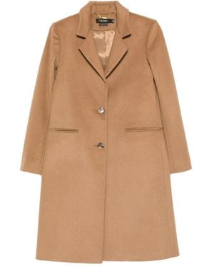 Ralph Lauren Wool Button Coat - Natural