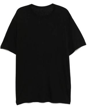 Yohji Yamamoto Cotton Jersey T-Shirt - Black