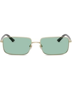 Jimmy Choo Gavin Rectangle-Frame Sunglasses - Green