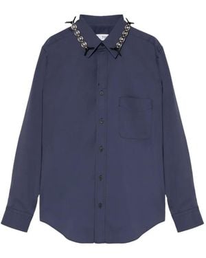 Toga Camicia Con Catena - Blu